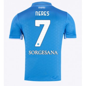 SSC Napoli David Neres #7 Domaci Dres 2024-25 Kratak Rukavima